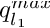 ${q_{l_{1}}^{max}}$