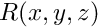 $R(x,y,z)$