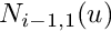 $ N_{i-1,1}(u) $